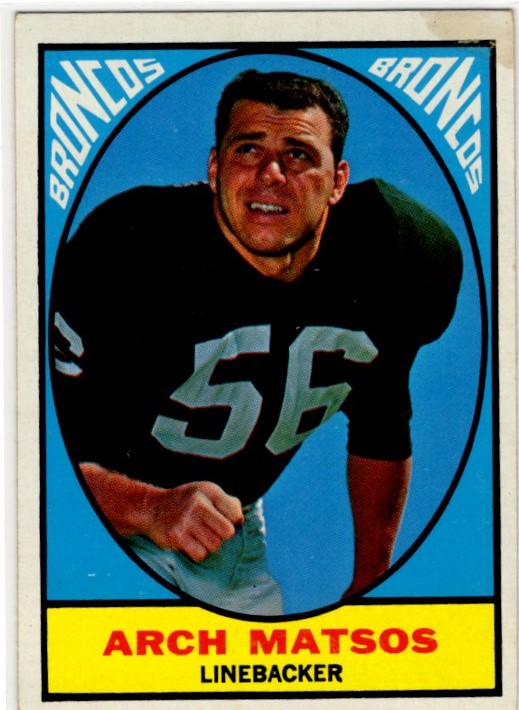 Arch Matsos 1967 Topps Card #37