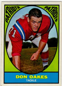 Don Oakes 1967 Topps Card #8