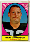Ben Davidson 1967 Topps Card #116