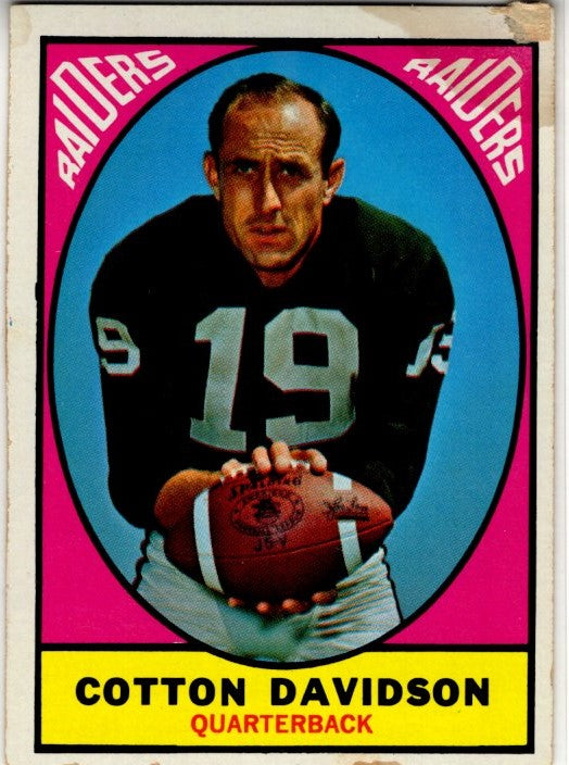 Cotton Davidson 1967 Topps Card #107