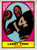 Larry Todd 1967 Topps Card #108