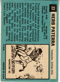 Herb Paterra 1964 Topps Card #33