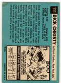 Dick Christy 1964 Topps Card #111