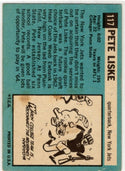 Pete Liske 1964 Topps Card #117