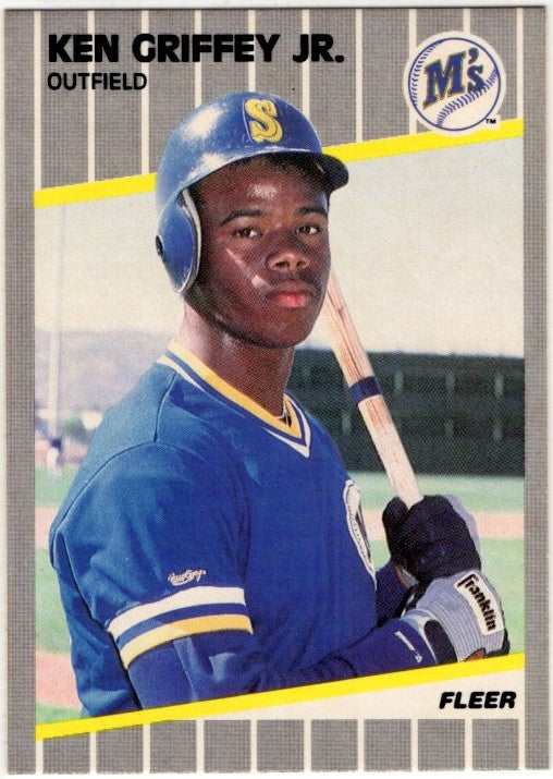 Ken Griffey Jr 1989 Fleer Card #548