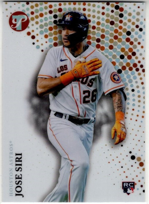 Jose Siri 2022 Topps Pristine Refractor RC Card #259