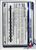Jordan Groshans 2021 Bowman Chrome Prospect Aqua Ice Cracked Refractor Card #BCP-246 72/99