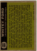 Whitey Ford 1961 Topps High # All-Star Card #586