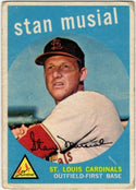 Stan Musial 1959 Topps Card #150