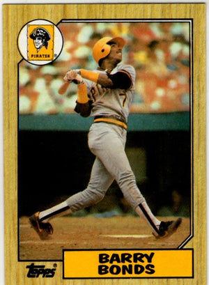 Barry Bond 1987 Topps Card #320
