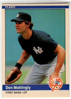 Don Mattingly 1984 Fleer Card #131