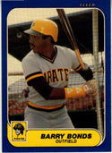 Barry Bonds 1986 Fleer Update Card #U-14