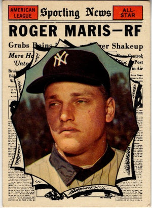 Roger Maris 1961 Topps High # All-Star Card #576