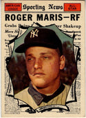 Roger Maris 1961 Topps High # All-Star Card #576