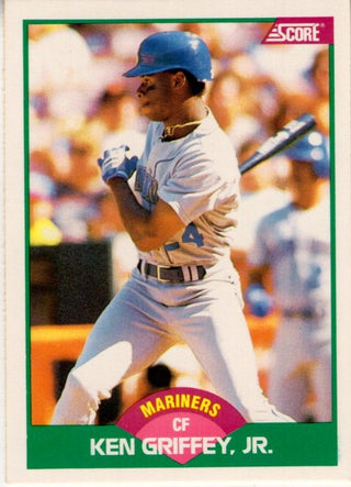 Ken Griffey Jr. 1989 Score Traded Card #100T