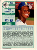 Ken Griffey Jr. 1989 Score Traded Card #100T