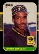 Barry Bonds 1987 Donruss Card #361