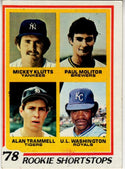 1979 Topps Rookie Shortstops Card #707