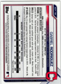 Gabriel Rodriguez 2021 Bowman Chrome Prospect 1st Bowman Sapphire Blue Cracked Ice Card #BCP-180