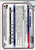 Ian Anderson 2021 Bowman Chrome Sapphire Blue Cracked Ice RC Card #76