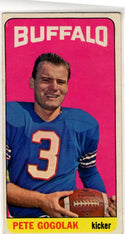 Pete Gogolak 1965 Topps Card #30
