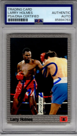 Larry Holmes 1991 Authentic Autograph PSA/DNA Certified