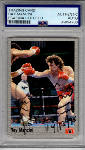 Ray Mancini 1991 Authentic Autograph PSA/DNA Certified