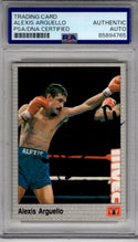 Alexis Arguello Authentic Autograph PSA/DNA Certified
