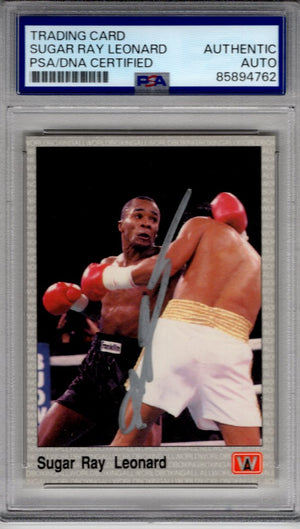 Sugar Ray Leonard 1991 Authentic Autograph PSA/DNA Certified