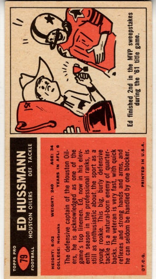 Ed Husmann 1965 Topps Card #79