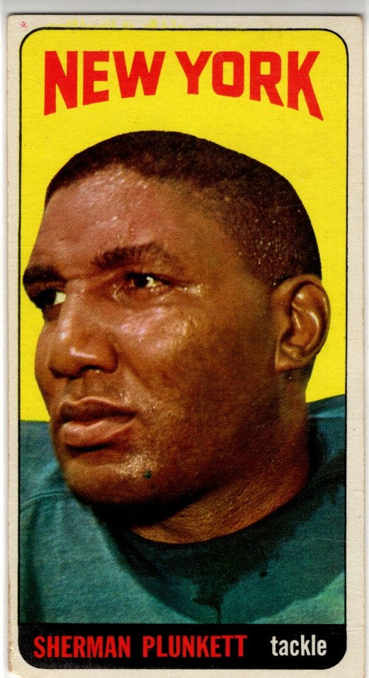 Sherman Plunkett 1965 Topps Card #125