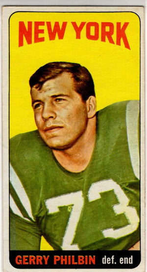 Gerry Philbin 1965 Topps Card #124