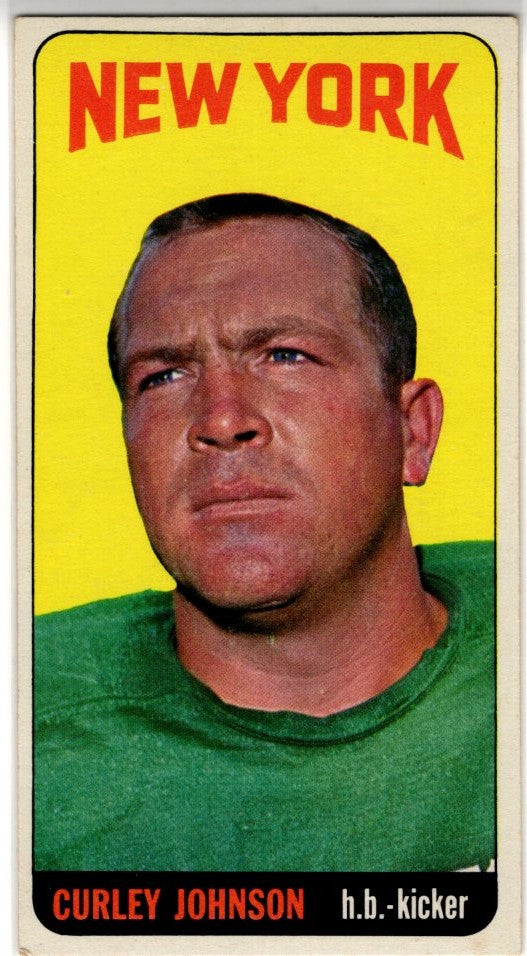 Curley Johnson 1965 Topps Card #119