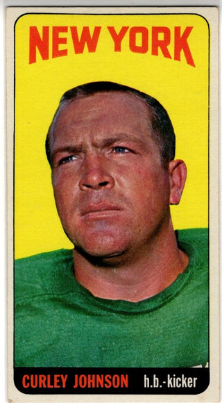 Curley Johnson 1965 Topps Card #119