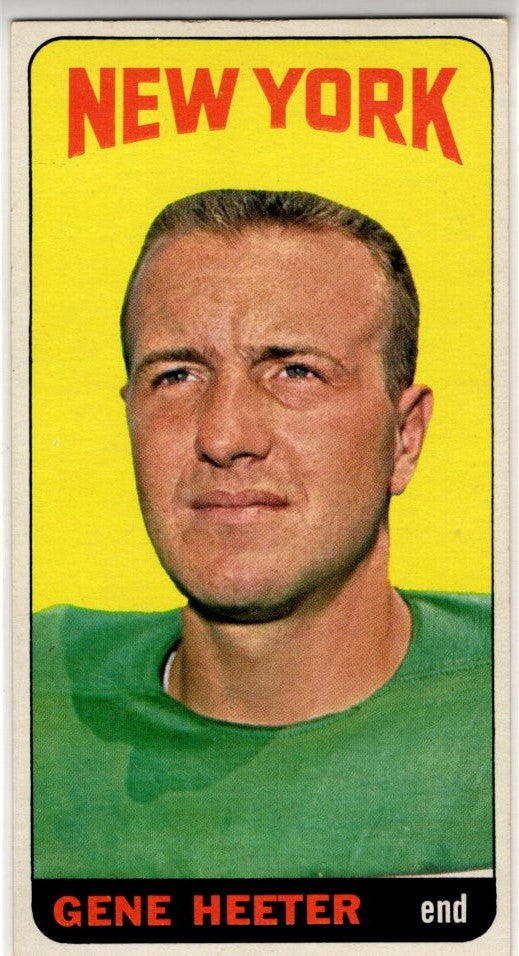 Gene Heeter 1965 Topps Card #115