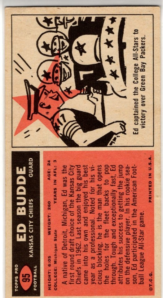 Ed Budde 1965 Topps Card #95