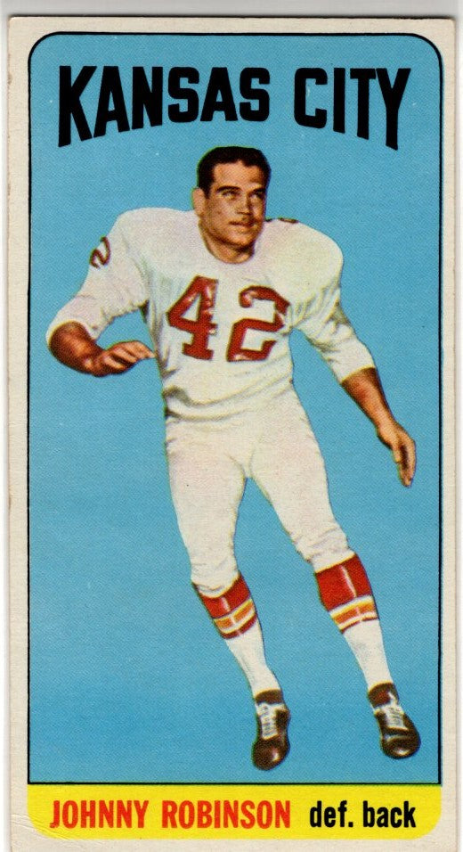 Johnny Robinson 1965 Topps Card #109