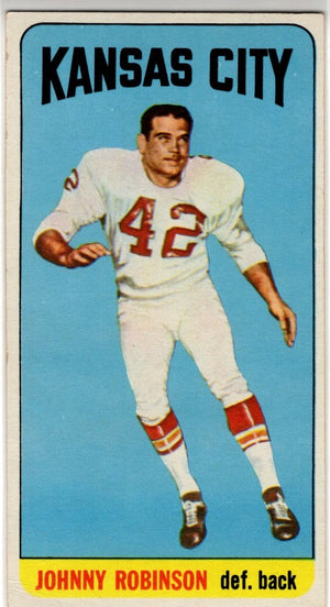 Johnny Robinson 1965 Topps Card #109
