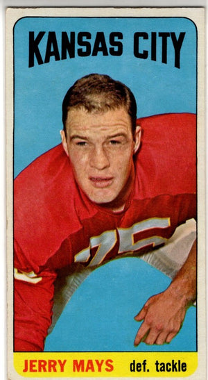 Jerry Mays 1965 Topps Card #106