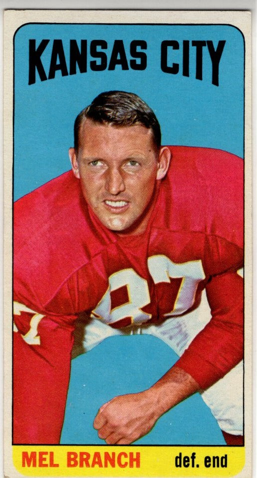 Mel Branch 1965 Topps Card #92