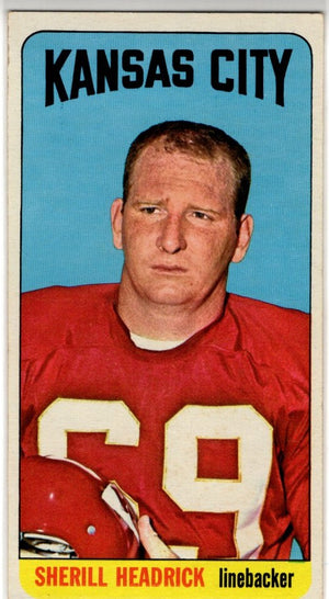 Sherill Headrick 1965 Topps Card #101