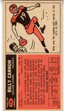 Billy Cannon 1965 Topps Card #134