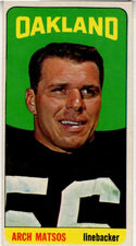 Arch Matsos 1965 Topps Card #142