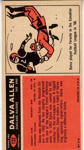 Dalva Allen 1965 Topps Card #132