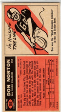 Don Norton 1965 Topps Card #169
