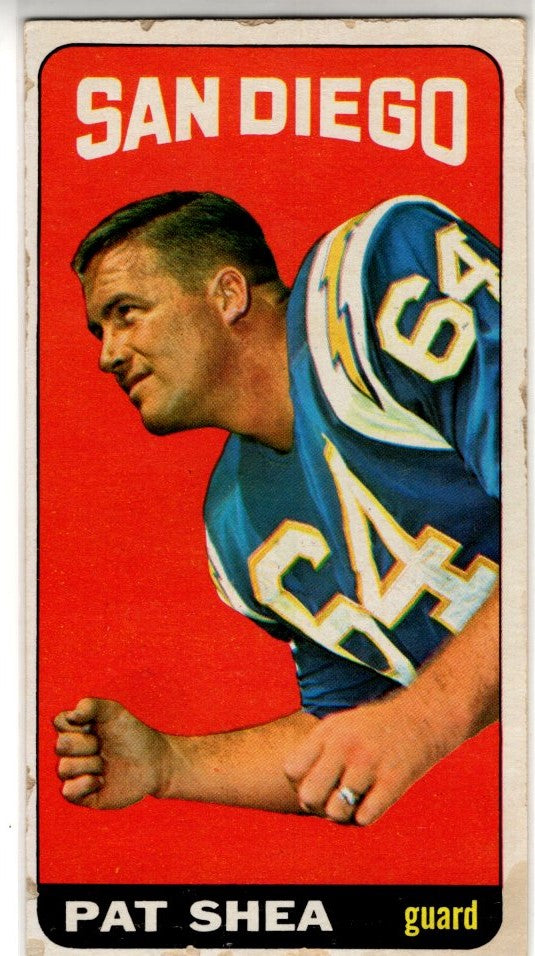 Pat Shea 1965 Topps Card #172