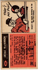 Jacque MacKinnon 1965 Topps Card #167