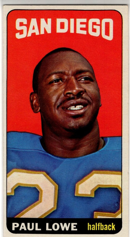 Paul Lowe 1965 Topps Card #166