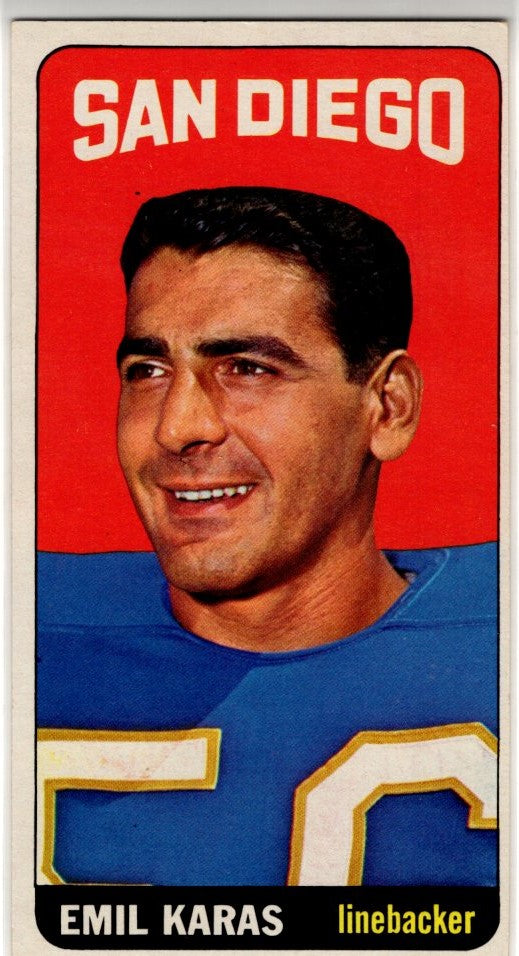 Emil Karas 1965 Topps Card #162