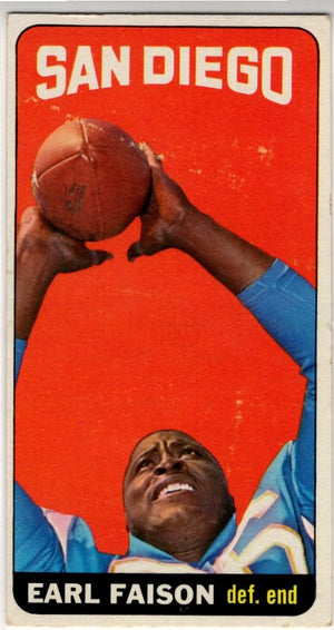 Earl Falson 1965 Topps Card #158 Marks on Card